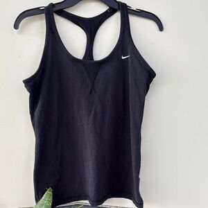 Nike Women's Black Racerback Tank Top
